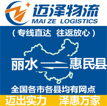麗水到惠民縣物流公司_麗水物流到惠民縣_麗水至惠民縣物流專(zhuān)線-邁澤